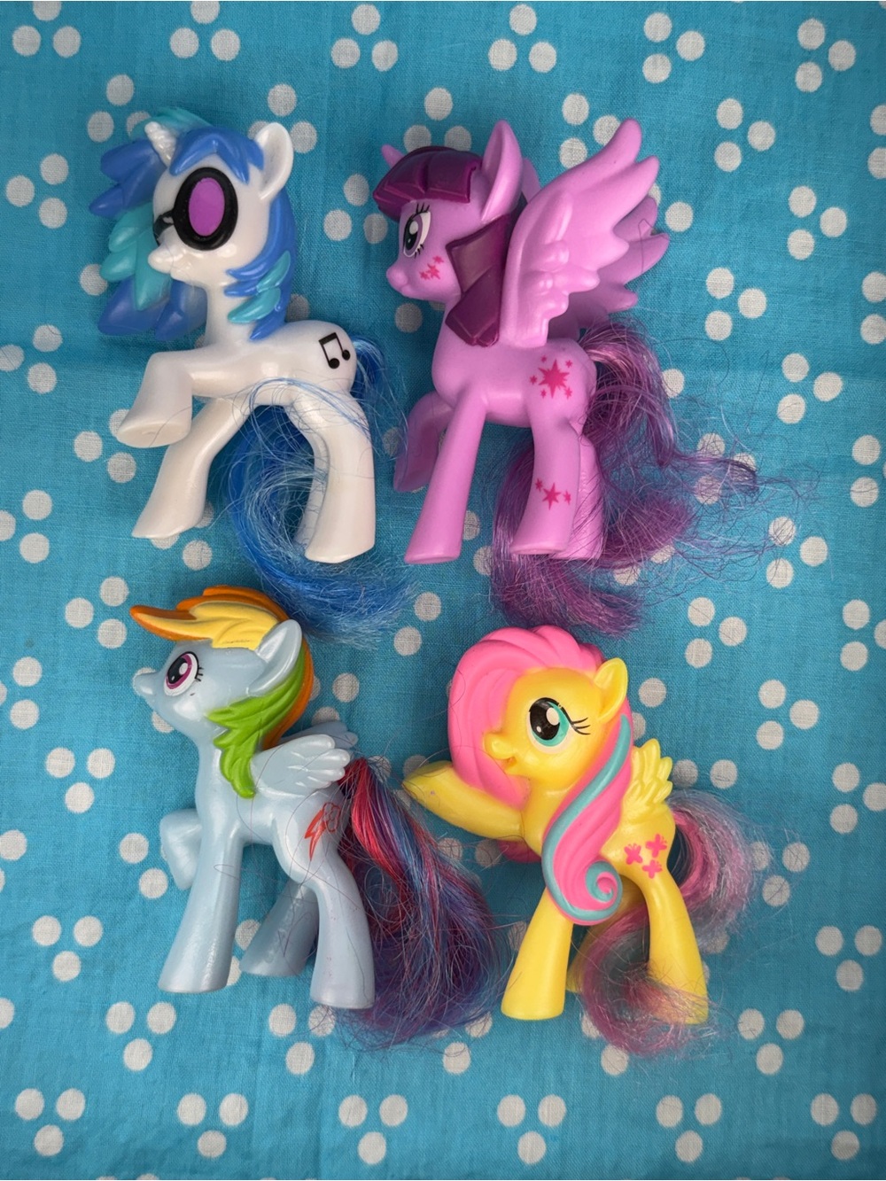 My Little Pony MLP 2015 G4 McD’s - DJ Pon-3, Twilight Sparkle, Rainbow Dash,